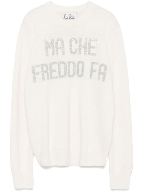 Maglione donna Ma che freddo fa MC2 SAINT BARTH | NEW QUEEN 04312G10 STRASS